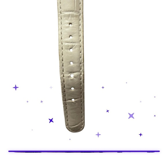 White and Silver Watch with Red Logo - Picture 6 of 6